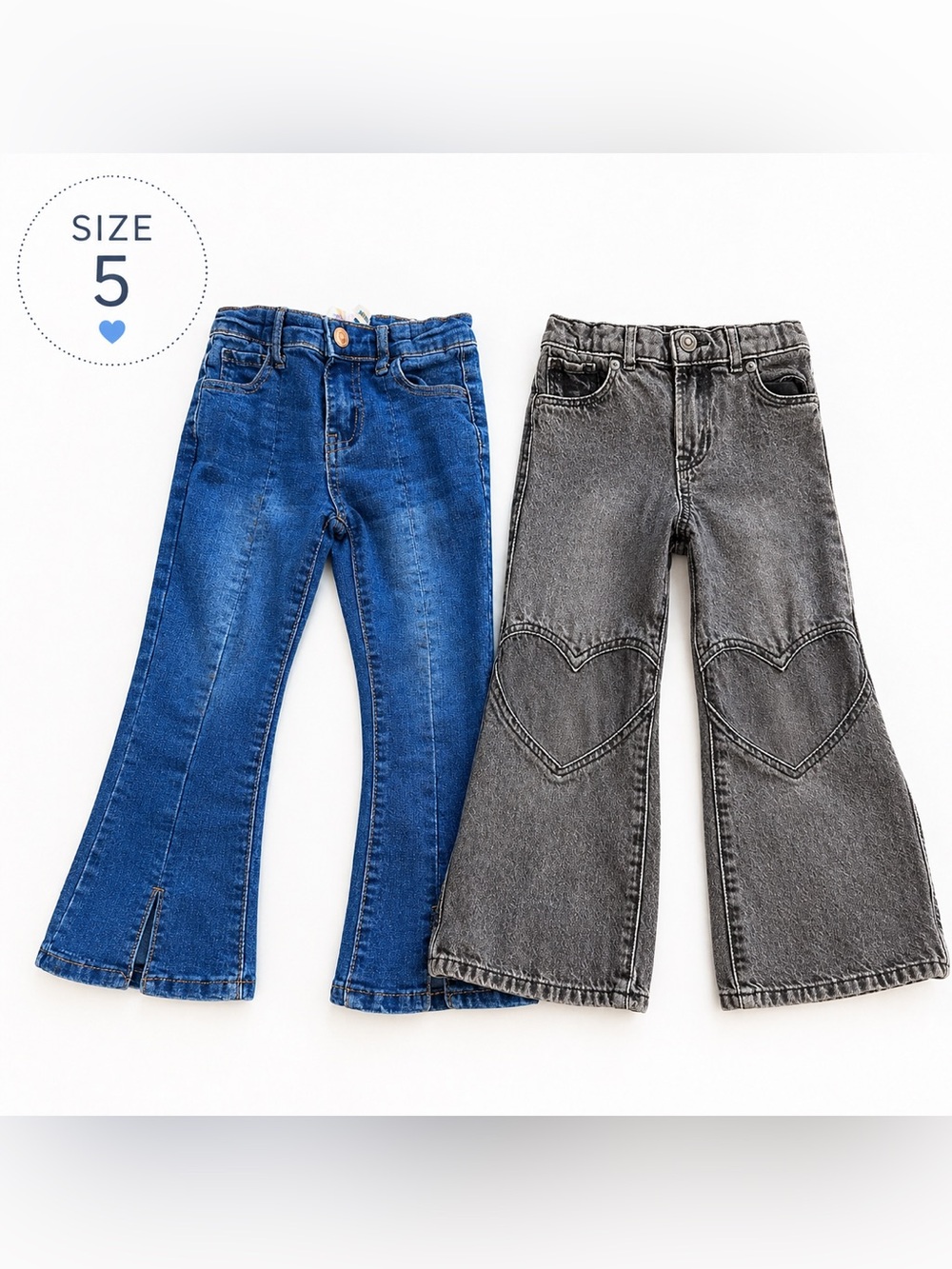 Girls Jeans Bundle Size 5 Denim Diva + Baby Gap